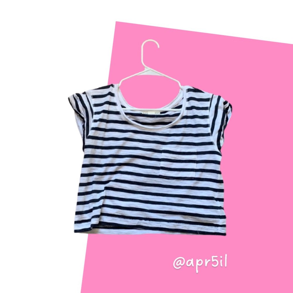 Stripped Crop Top